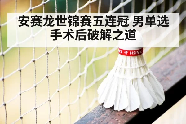 安赛龙世锦赛五连冠 男单选手术后破解之道